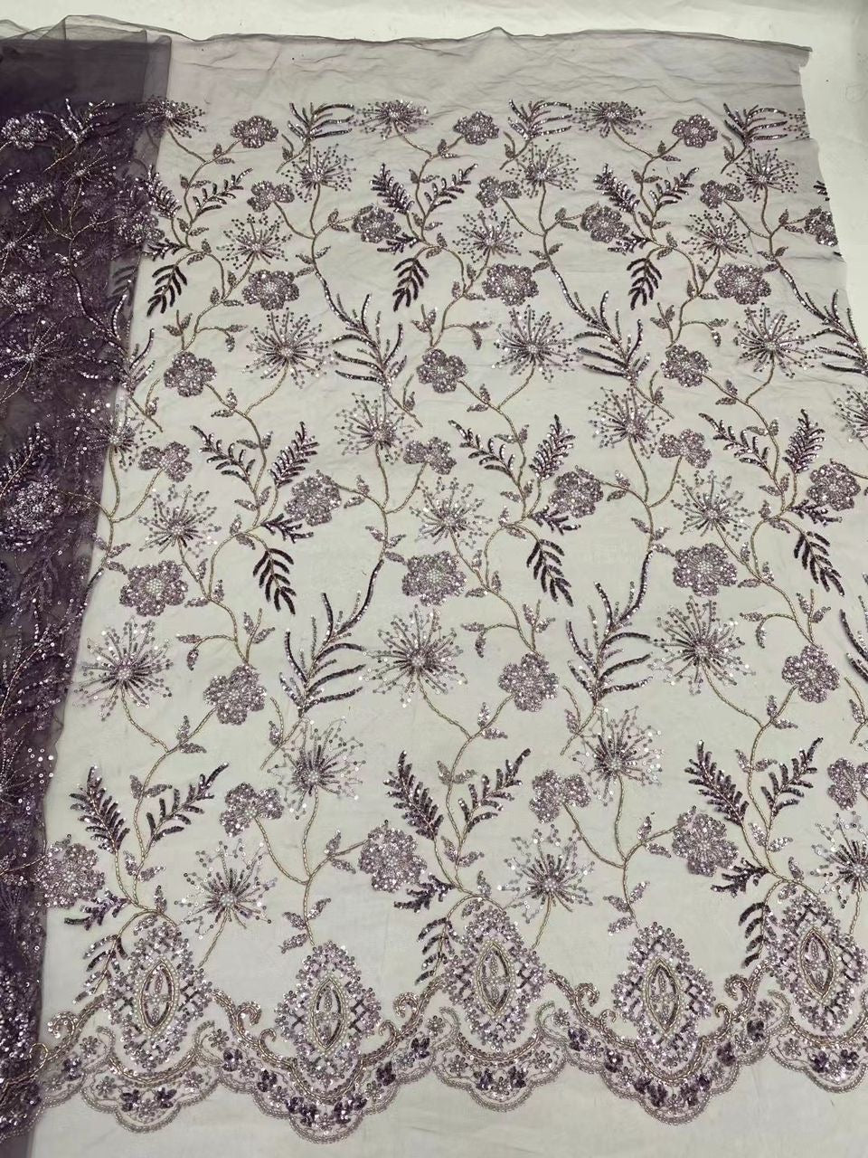 Kadulle Beaded Sequin Fabric