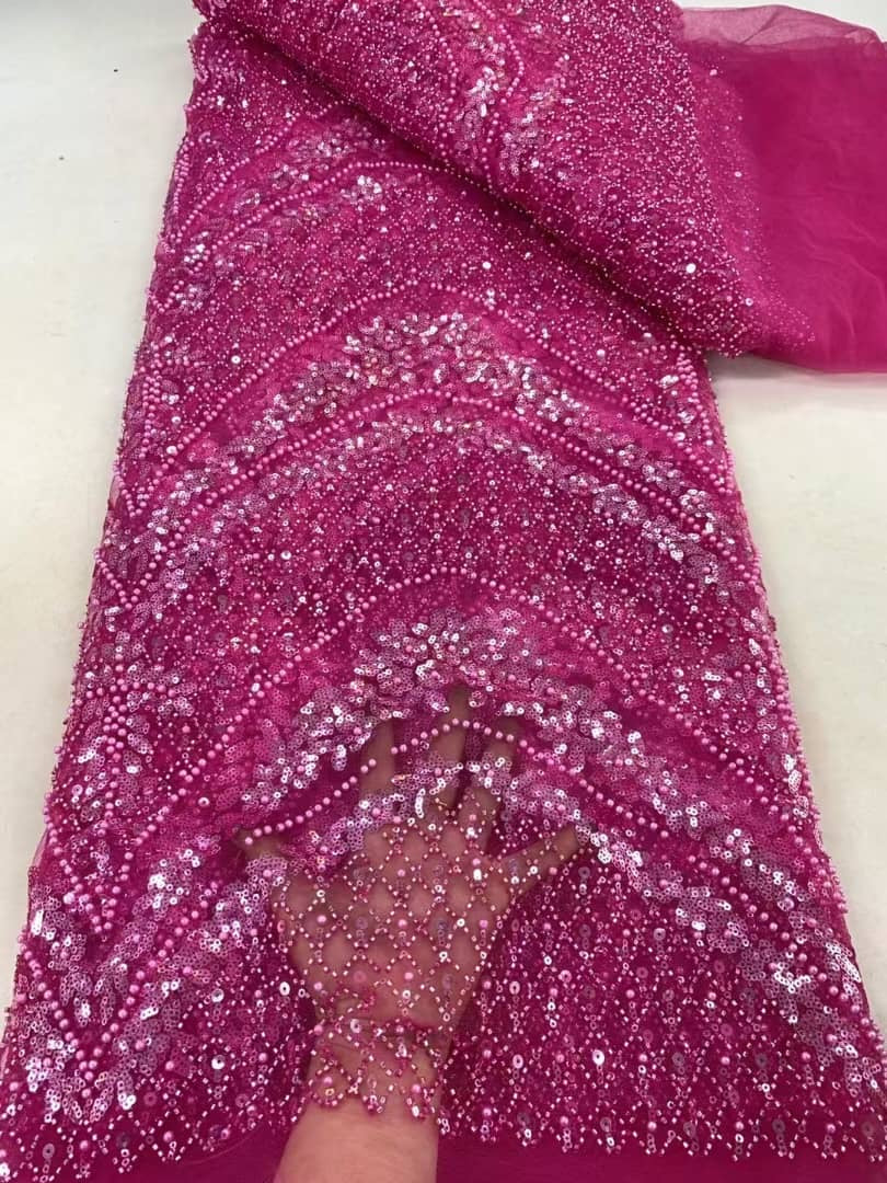 Tiliee High Quality Beaded Fabric
