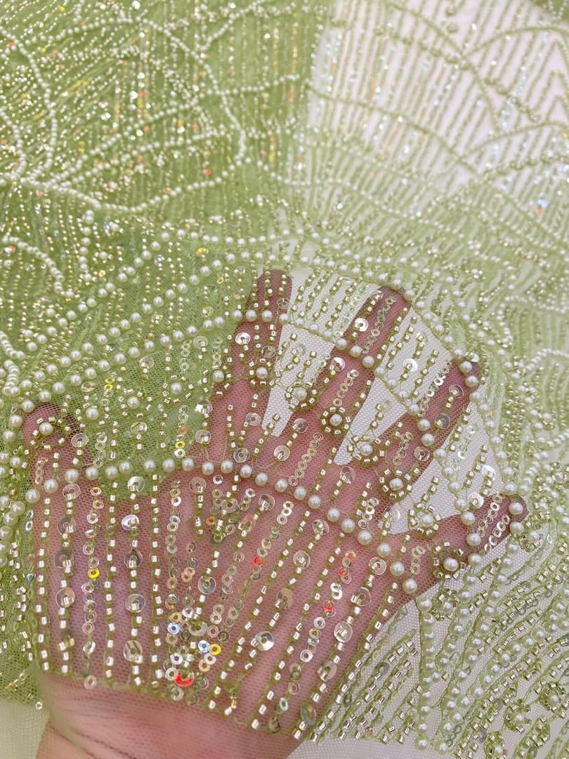 Tela de lujo con cuentas de arco - Más colores