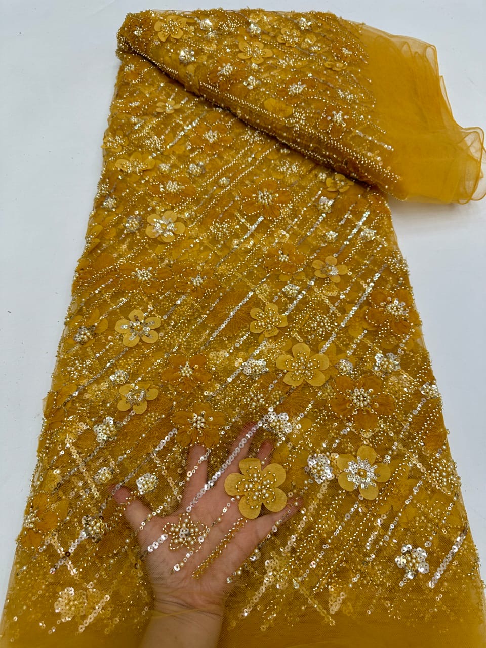 Tela hecha a mano de lujo Palau