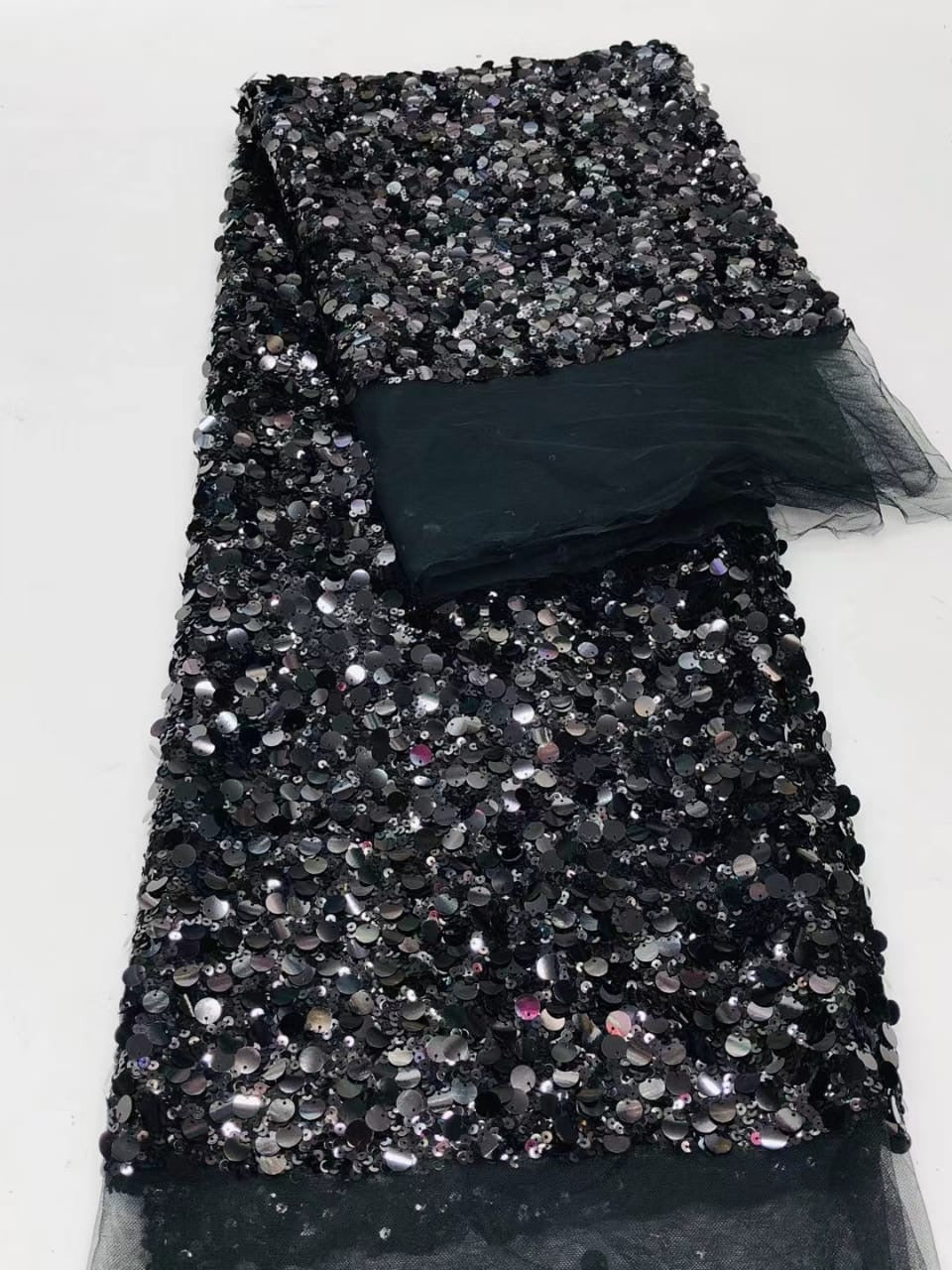 Tela de lentejuelas brillantes
