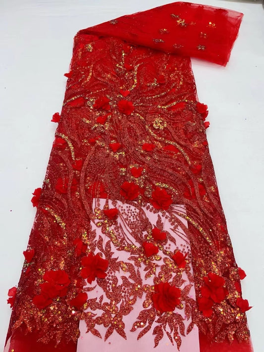 Aton 3D Sequin Fabric