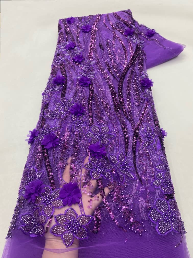 Gyatter 3D Beads Fabric