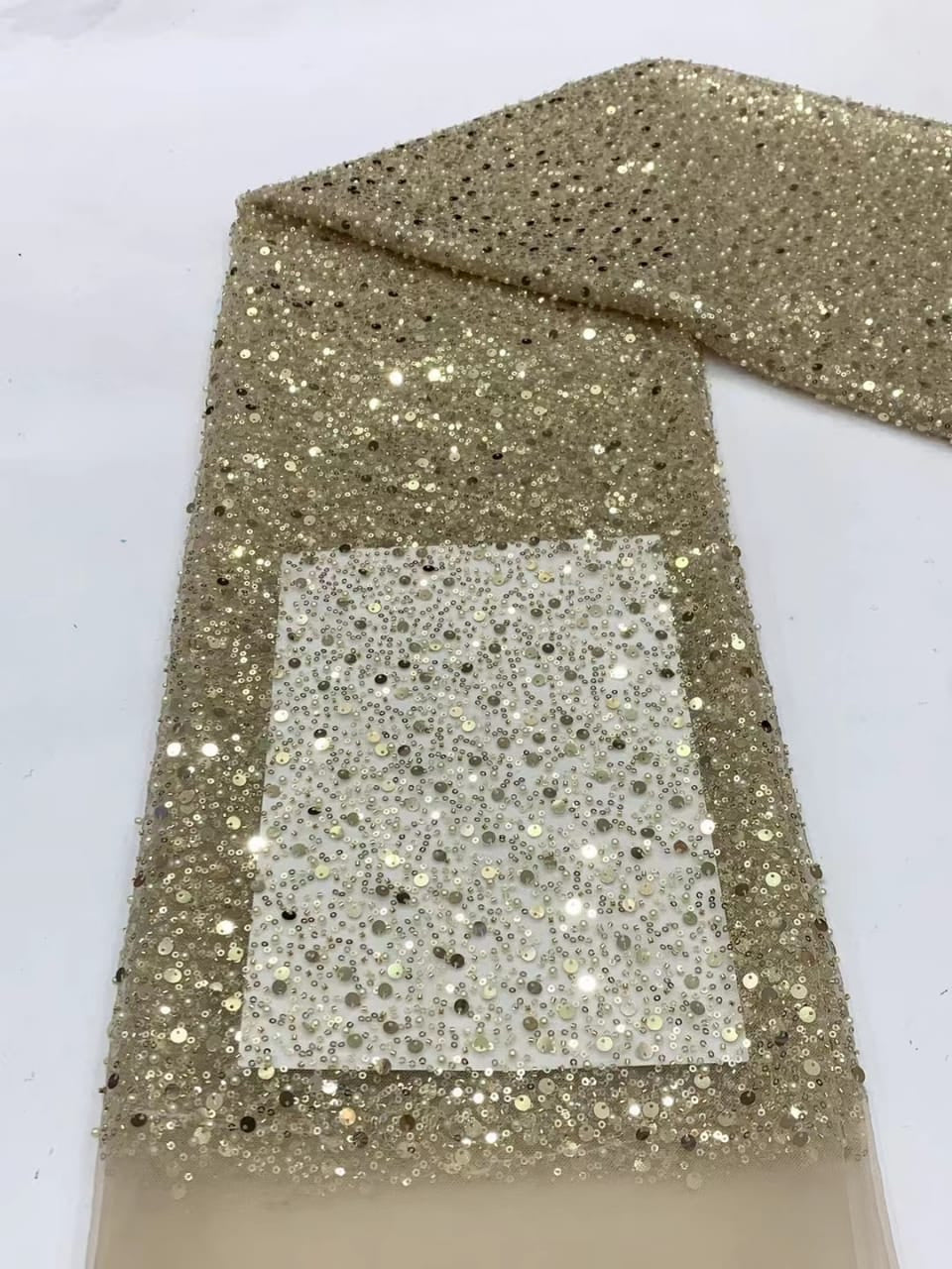 Tela de lentejuelas con cuentas, superventas, de Hoffiel, 45 colores
