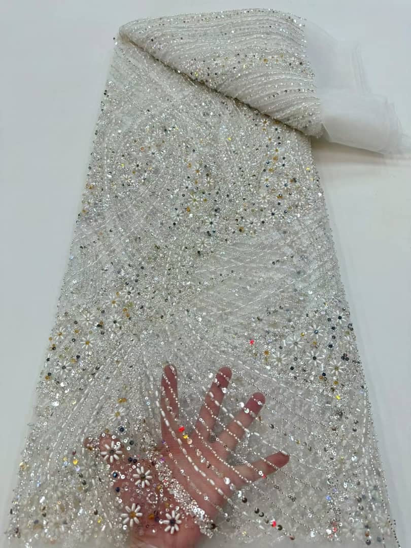 Emporia Beaded Luxury Fabric - More Colors