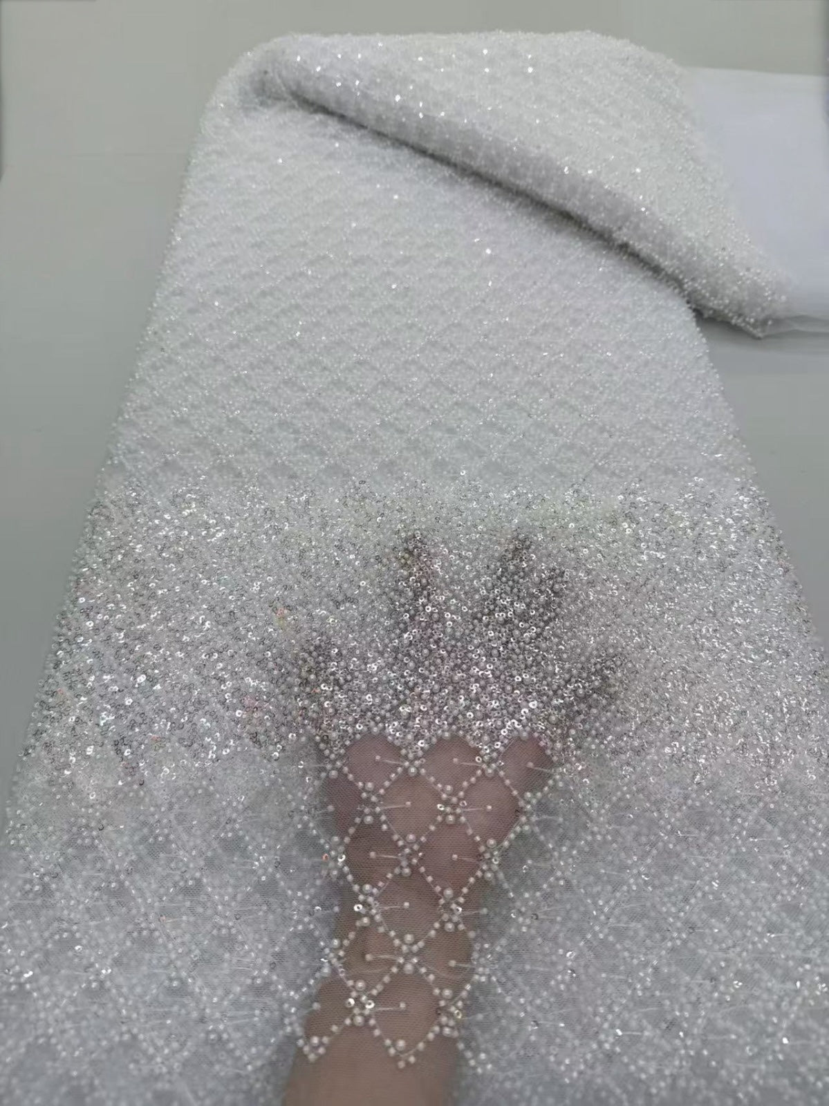 Maxon Beaded Fabric - More Colors