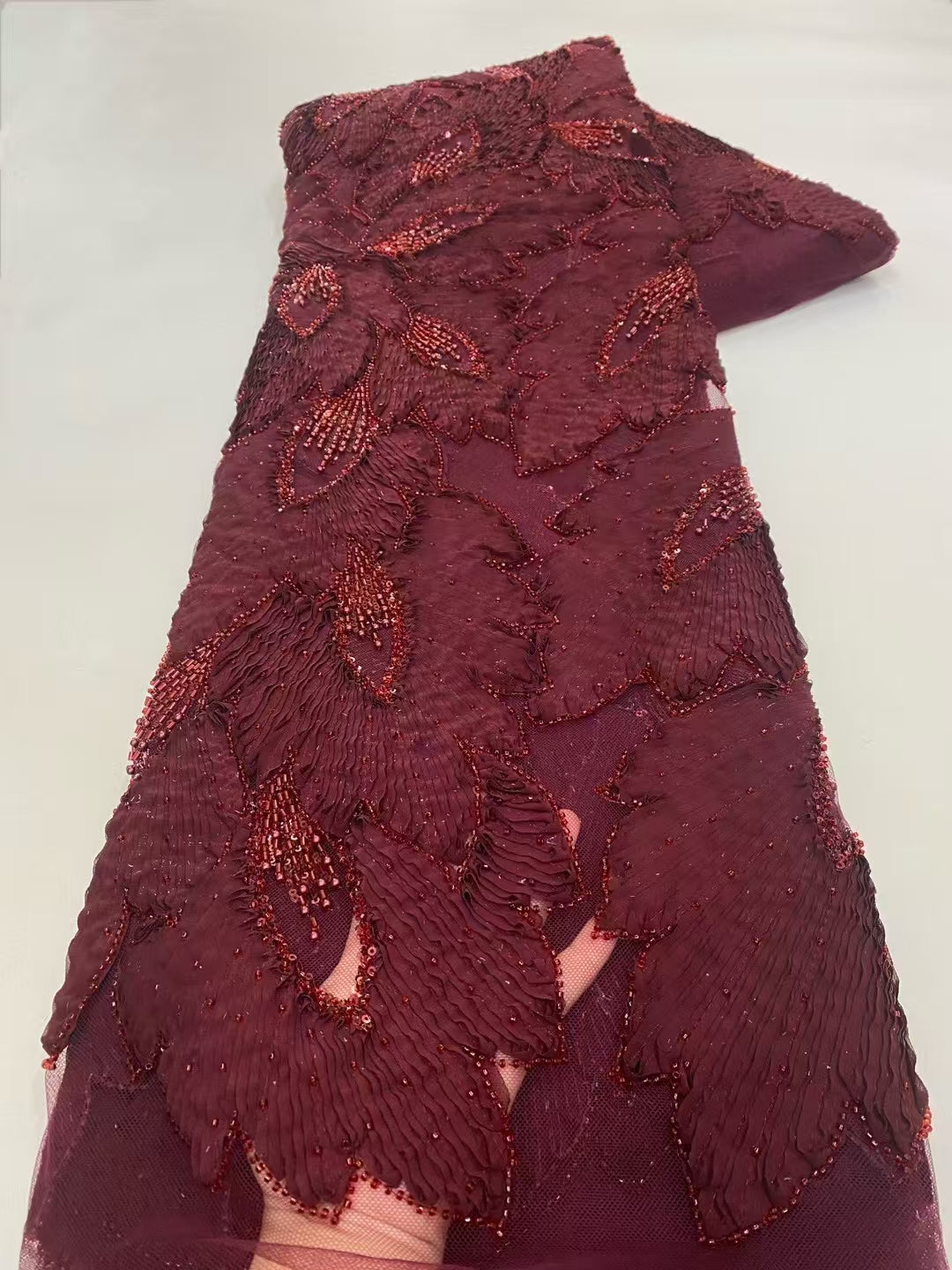Obert High Quality Beaded Fabric - More Colors