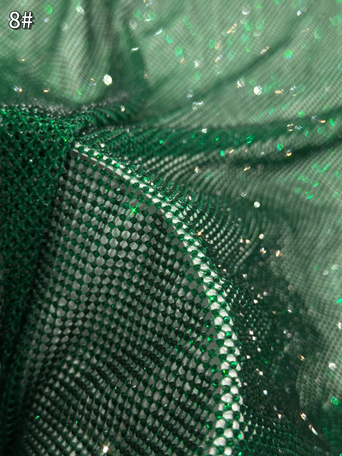 Aryl Bling Stones Luxury Handmade Fabric
