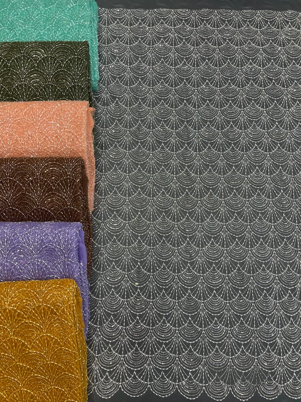 Juro Beaded Fabric - More Colors
