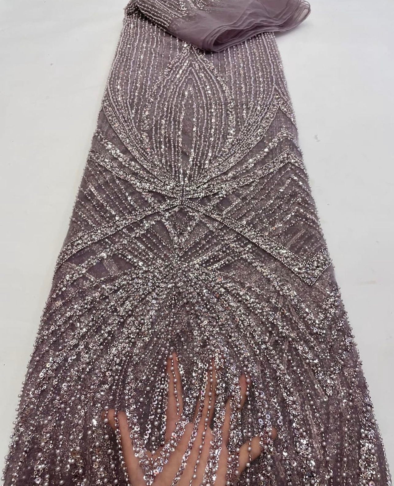 Icon Luxury Beaded Fabric - More Colors