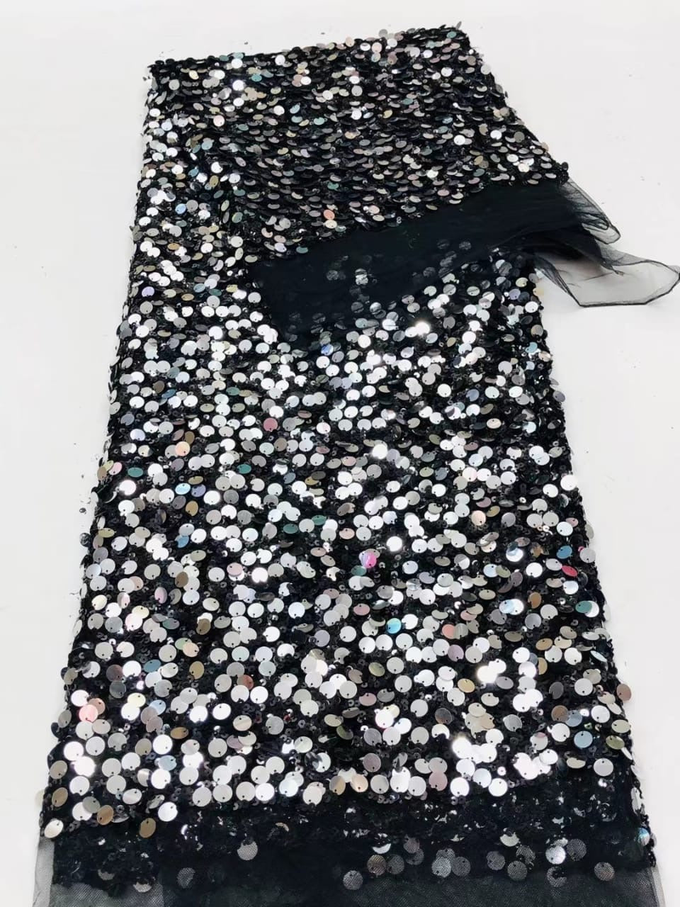 Tela de lentejuelas brillantes