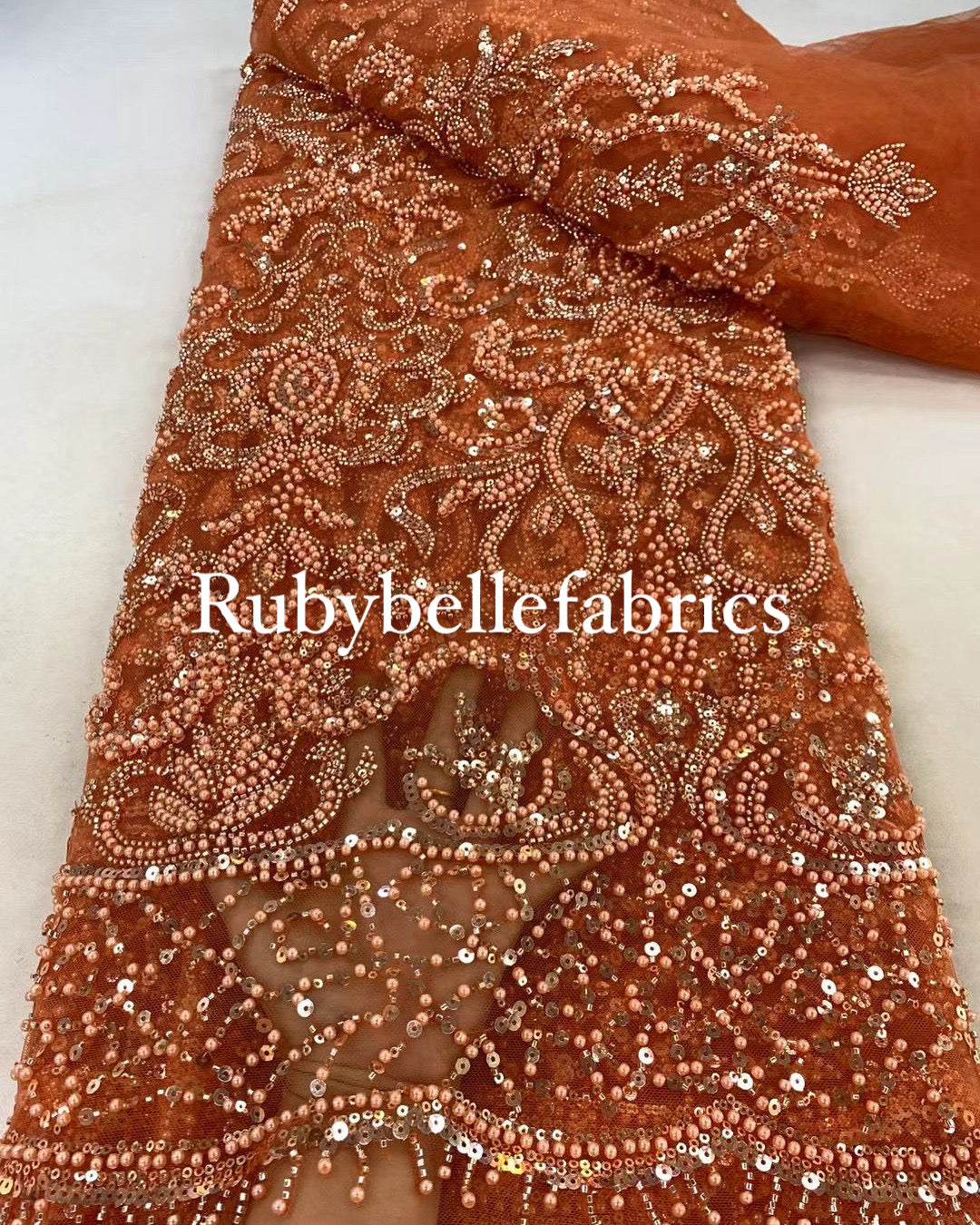 Texluxe Handmade Quality Beaded Fabric