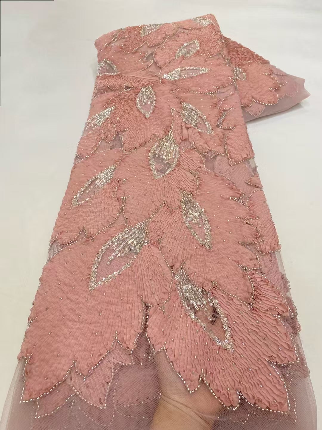 Obert High Quality Beaded Fabric - More Colors