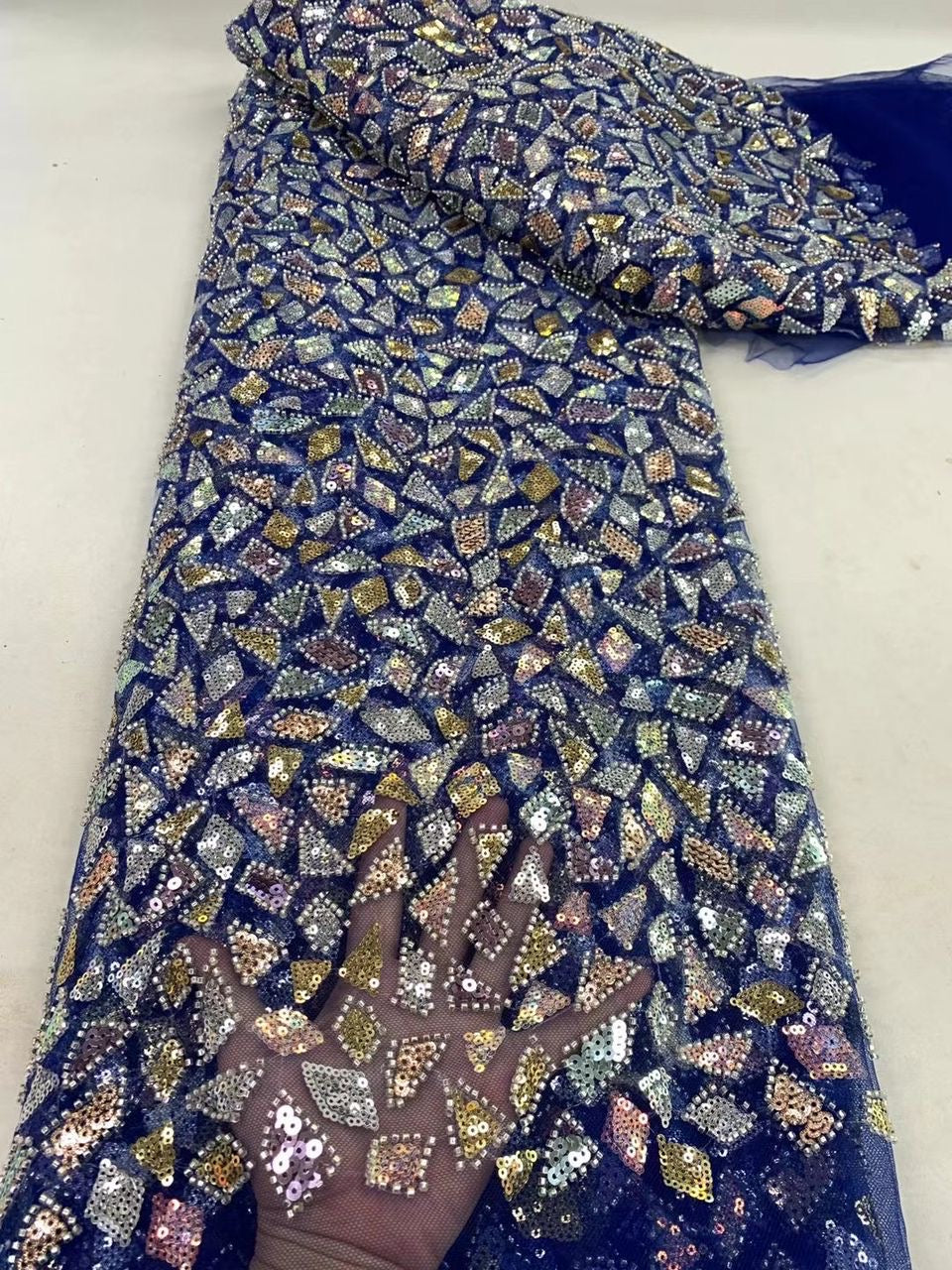 Hurro Multi Sequin Fabric
