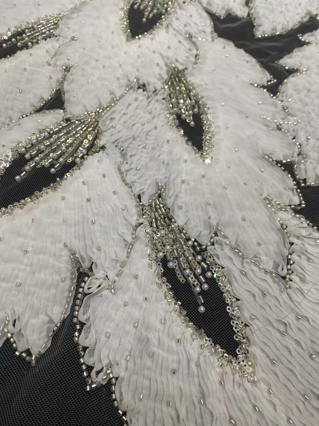 Obert High Quality Beaded Fabric - More Colors
