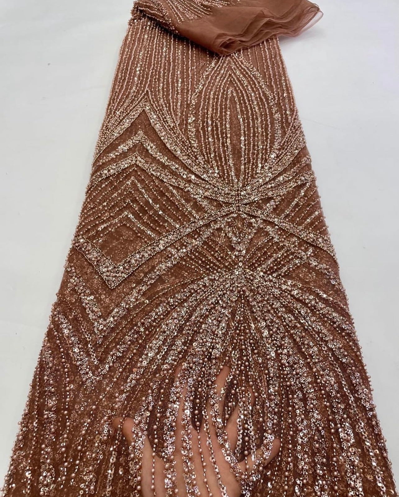 Icon Luxury Beaded Fabric - More Colors