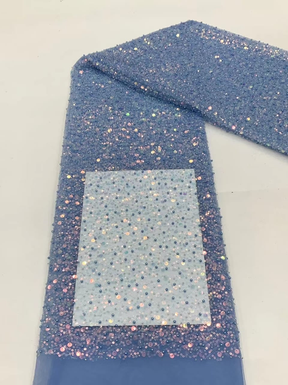 Tela de lentejuelas con cuentas, superventas, de Hoffiel, 45 colores