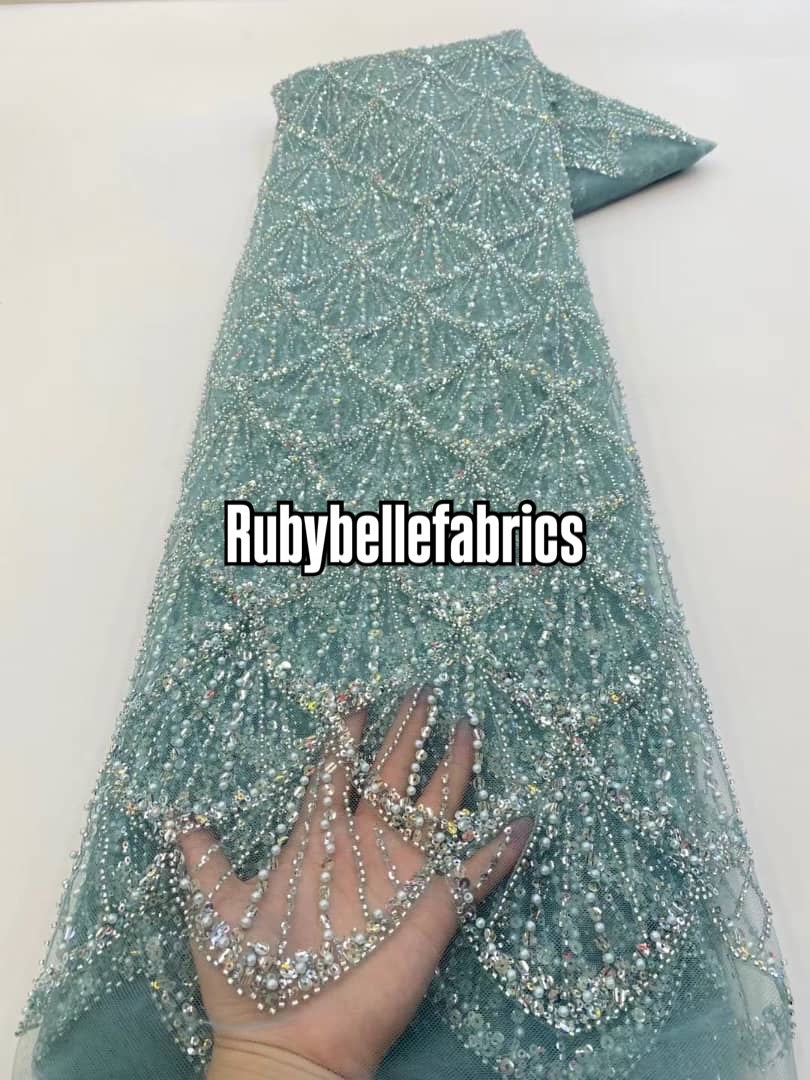 Utole Beaded Luxury Fabric - More Colors