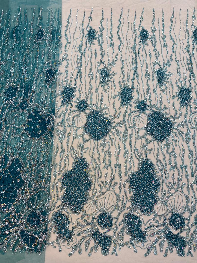 Tela de lujo con cuentas Niza - Más colores