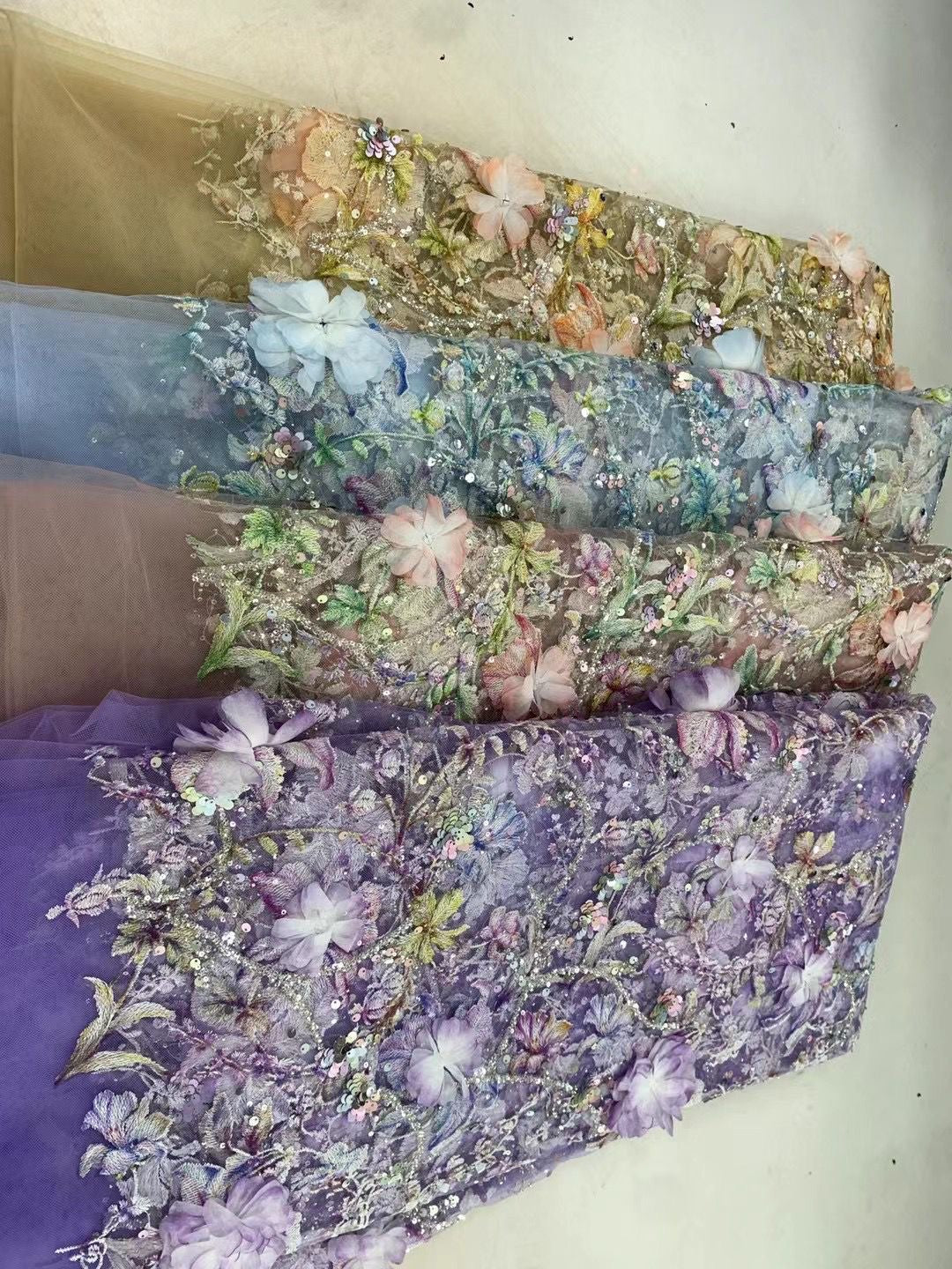 Resan Floral 3D Luxury Fabric