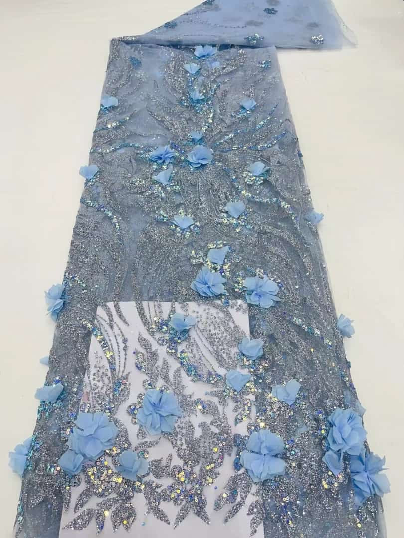 Aton 3D Sequin Fabric