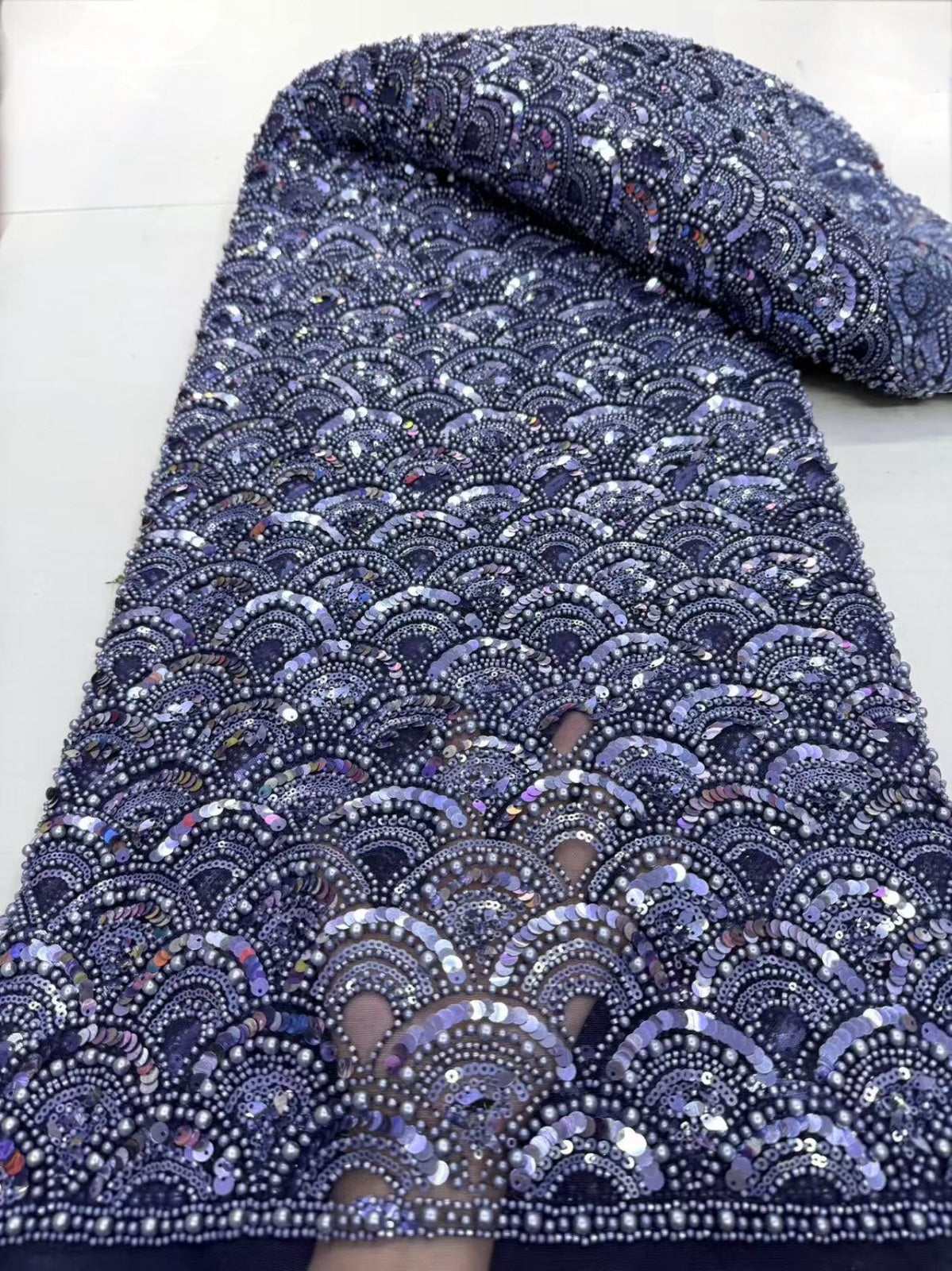 Vechta High Beaded Quality Fabric - More Colors