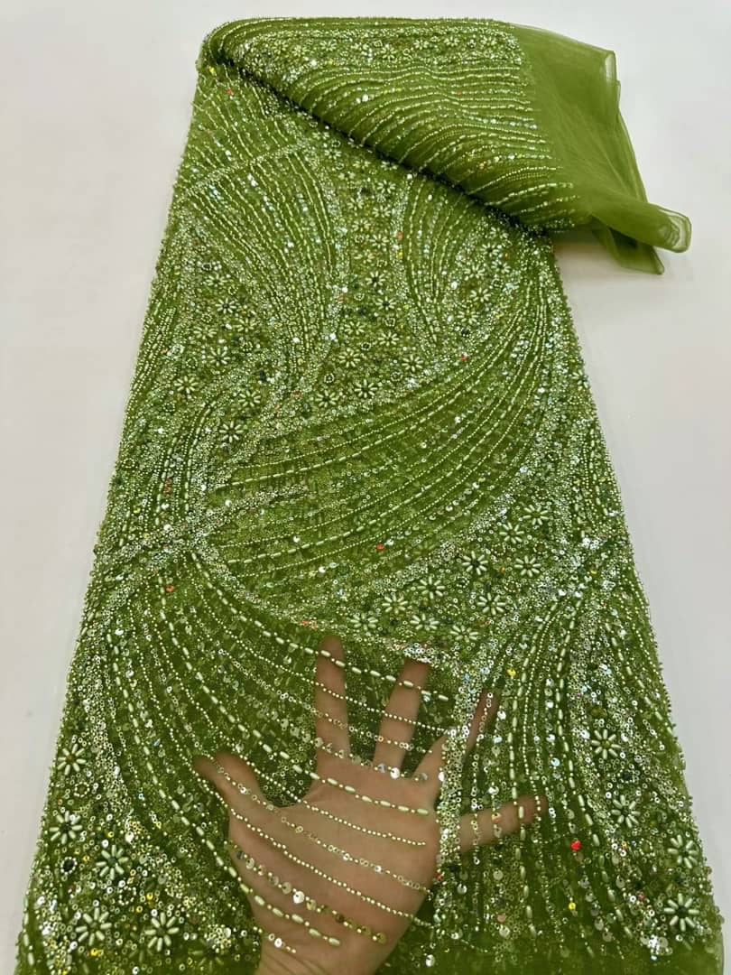 Emporia Beaded Luxury Fabric - More Colors
