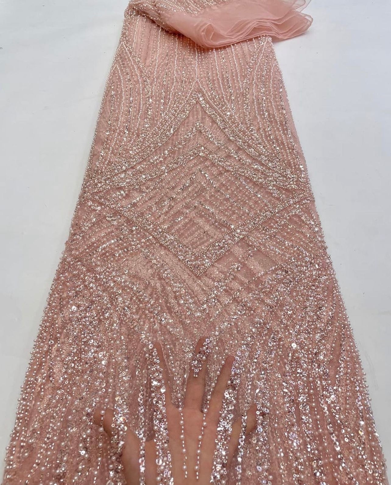 Icon Luxury Beaded Fabric - More Colors