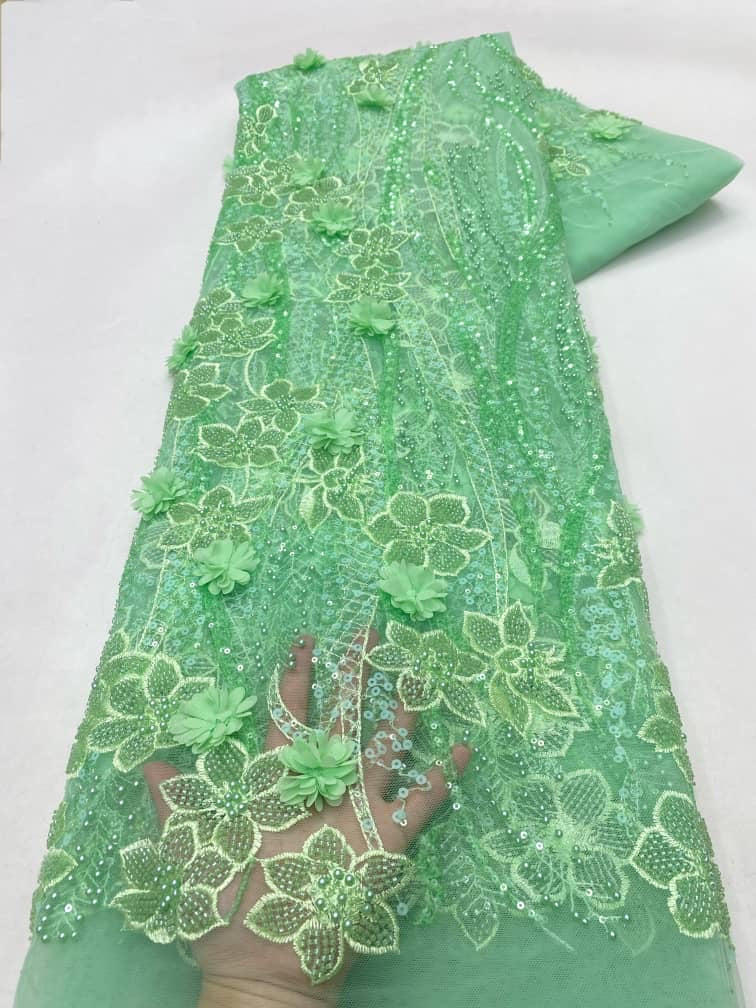 Gyatter 3D Beads Fabric