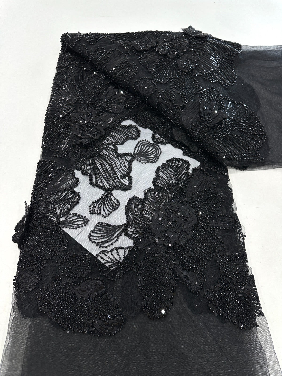 Baylon Sequin Beaded Luxury Fabric - More Colors