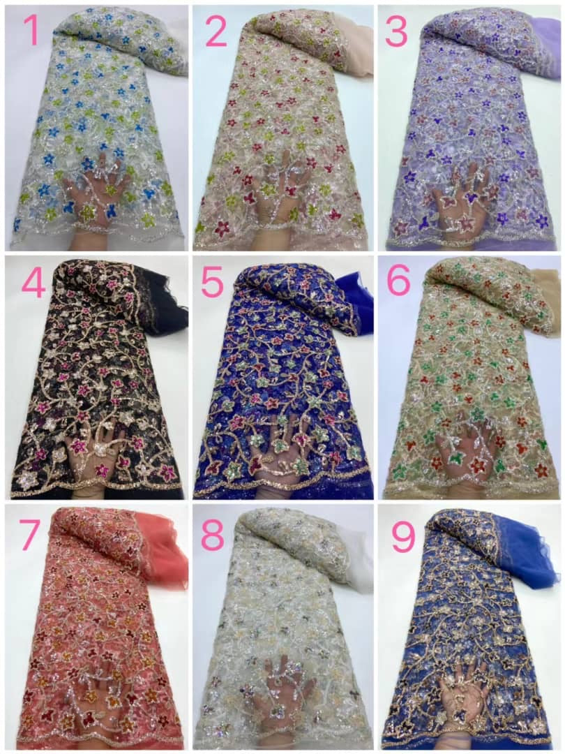 Tela de lujo con cuentas Suxelle - Más colores