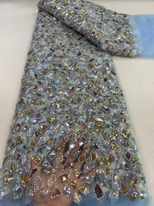 Hurro Multi Sequin Fabric