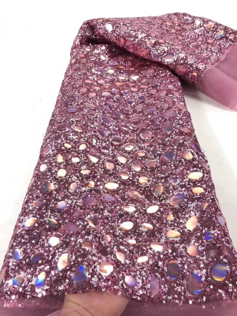 Tela brillante metálica Glam 3D - Más colores