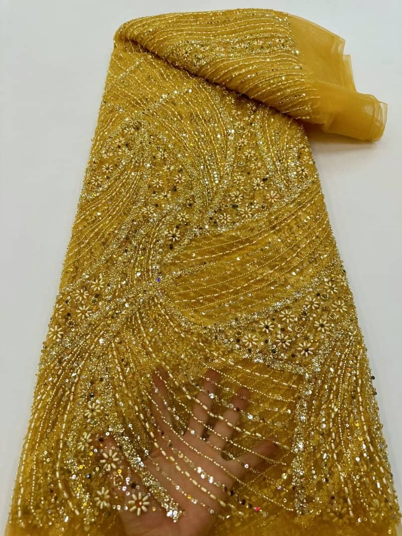 Emporia Beaded Luxury Fabric - More Colors