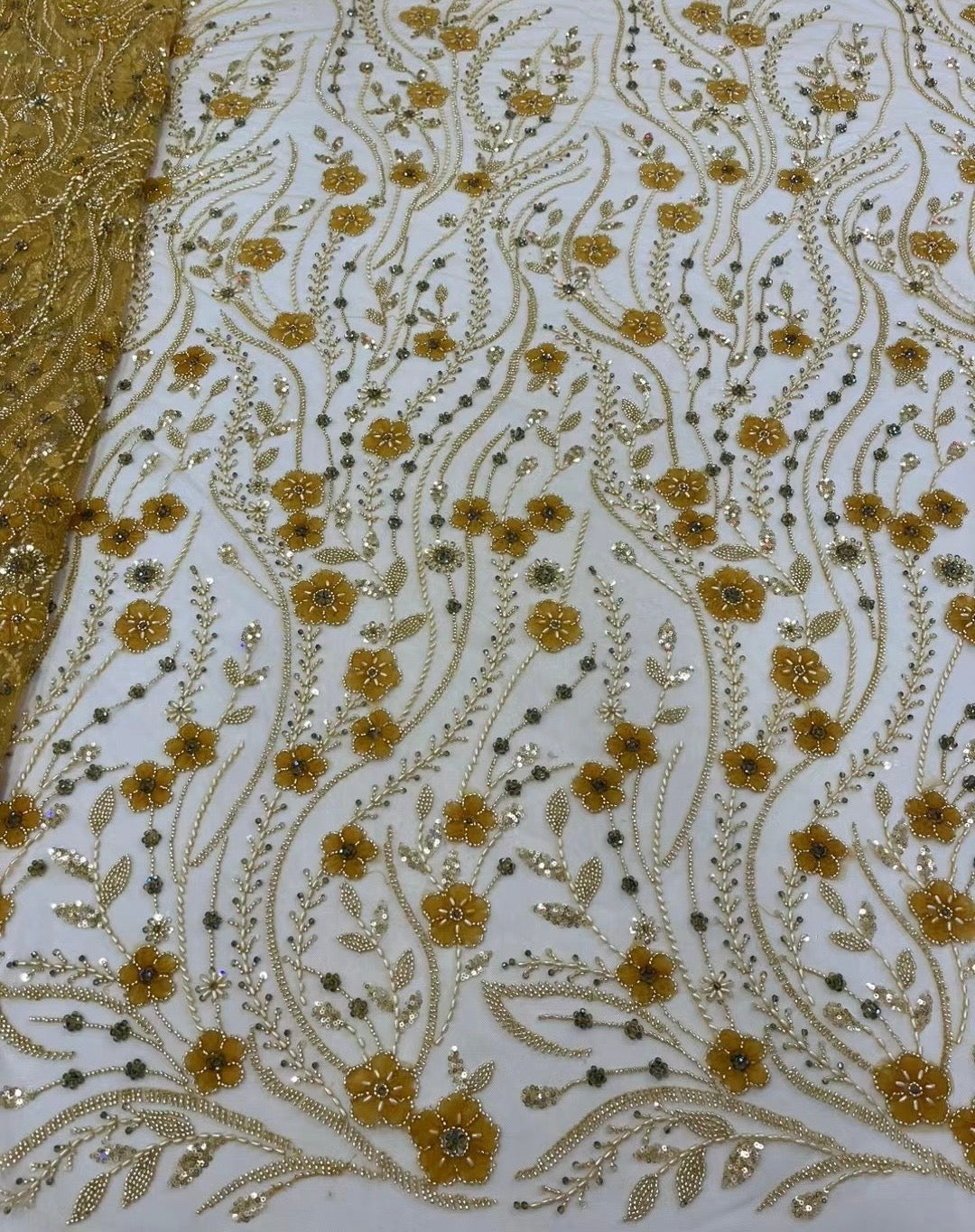Hayluxx 3D Beaded Luxury Fabric