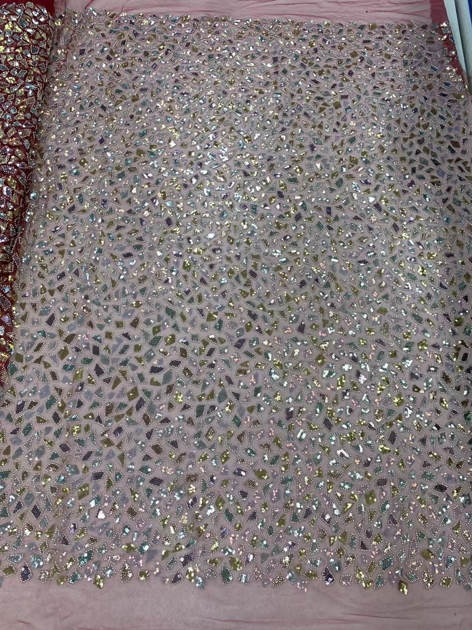 Hurro Multi Sequin Fabric