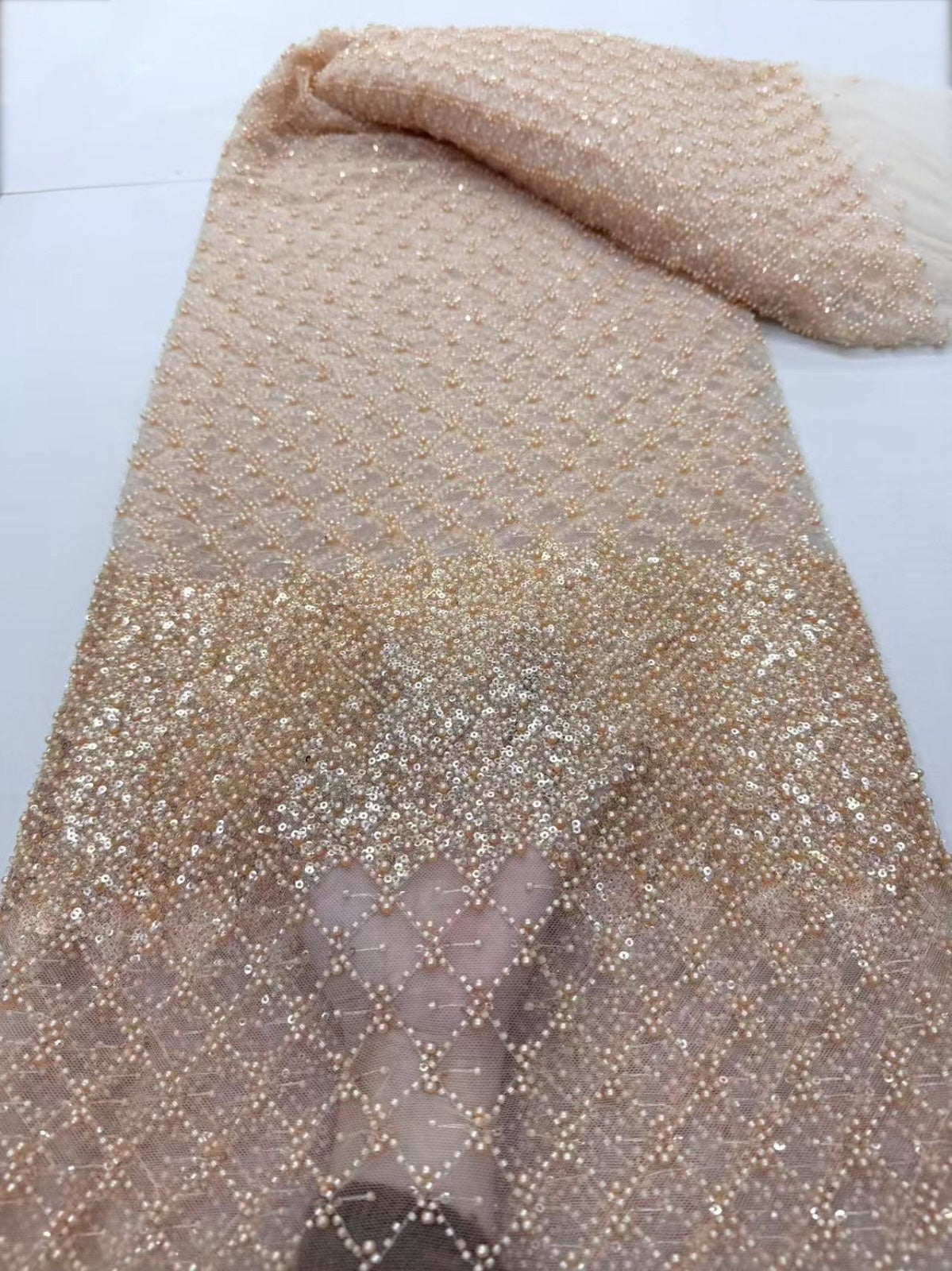 Maxon Beaded Fabric - More Colors