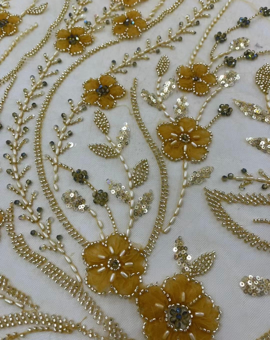 Hayluxx 3D Beaded Luxury Fabric