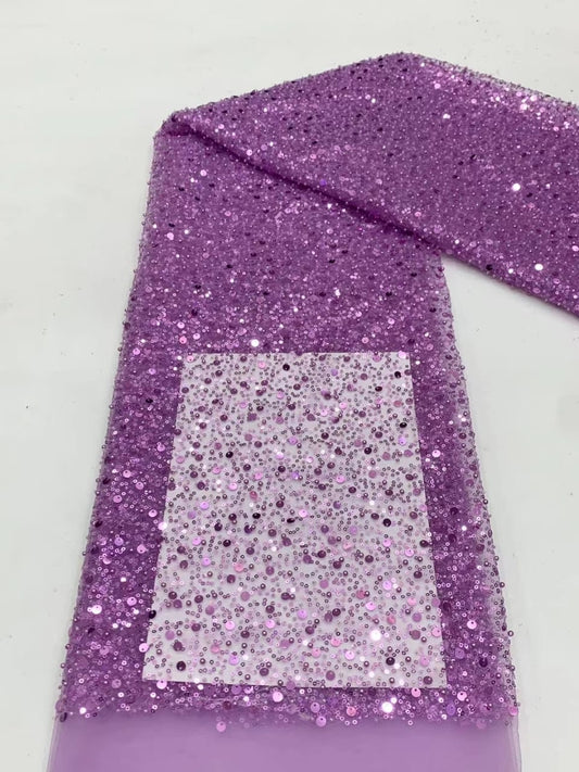 Tela de lentejuelas con cuentas, superventas, de Hoffiel, 45 colores