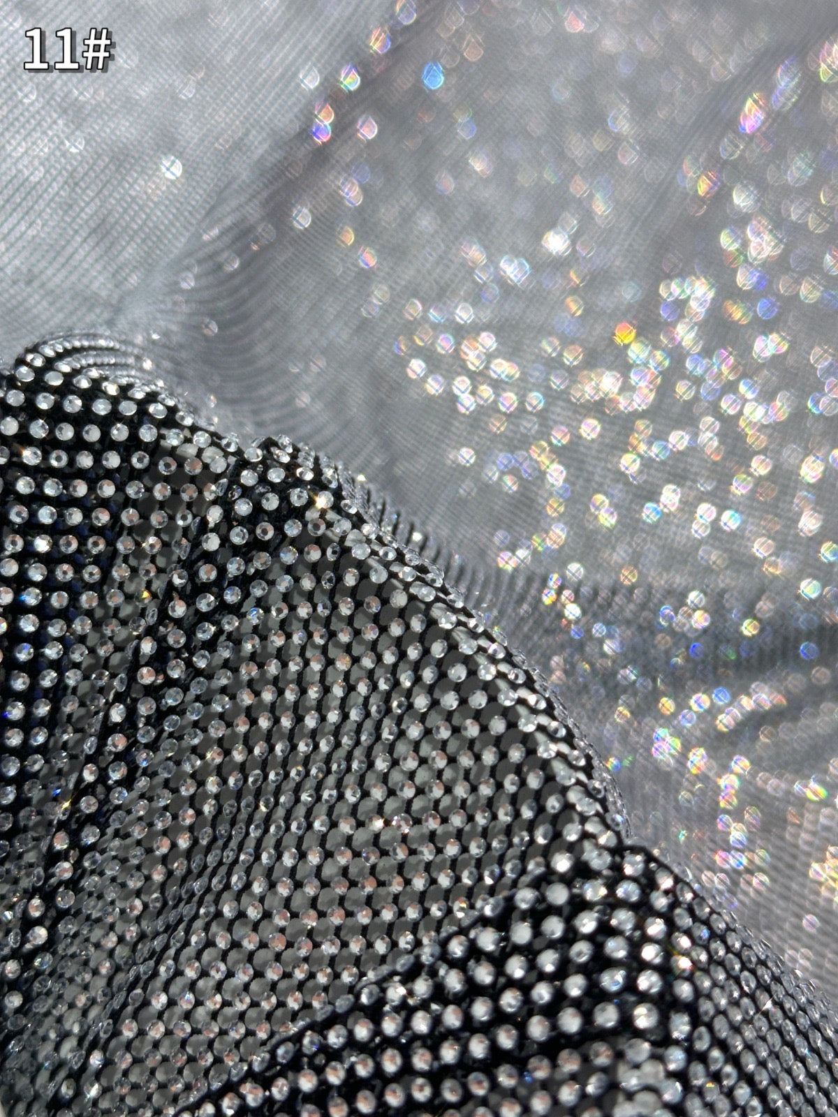 Aryl Bling Stones Luxury Handmade Fabric