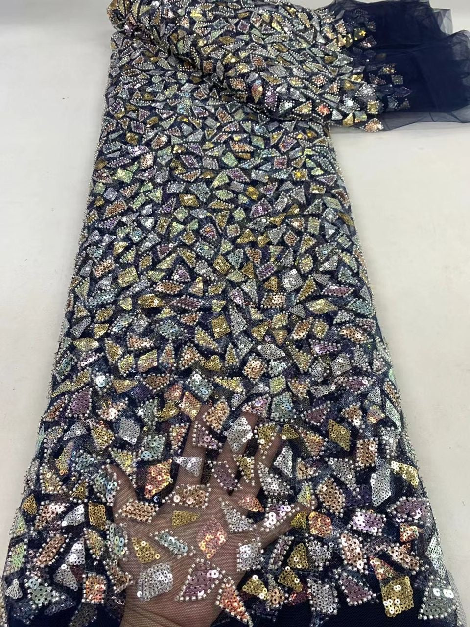 Hurro Multi Sequin Fabric