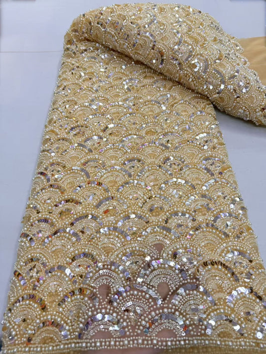 Vechta High Beaded Quality Fabric - More Colors
