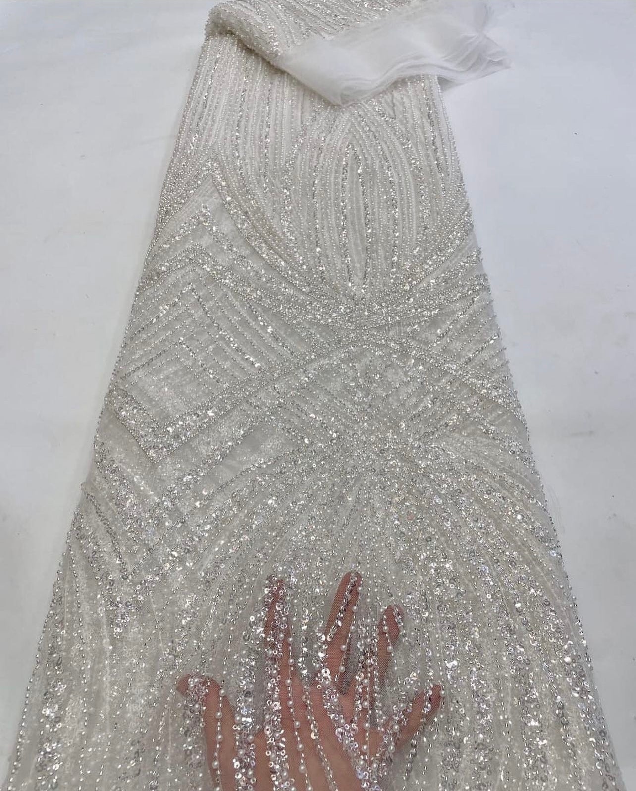 Icon Luxury Beaded Fabric - More Colors