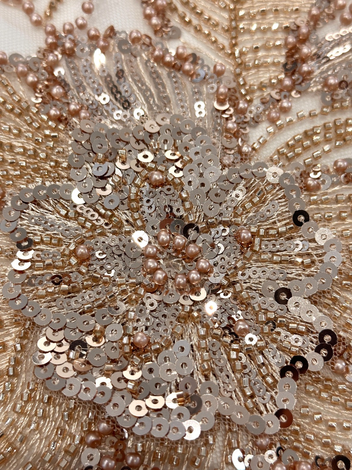 Baylon Sequin Beaded Luxury Fabric - More Colors