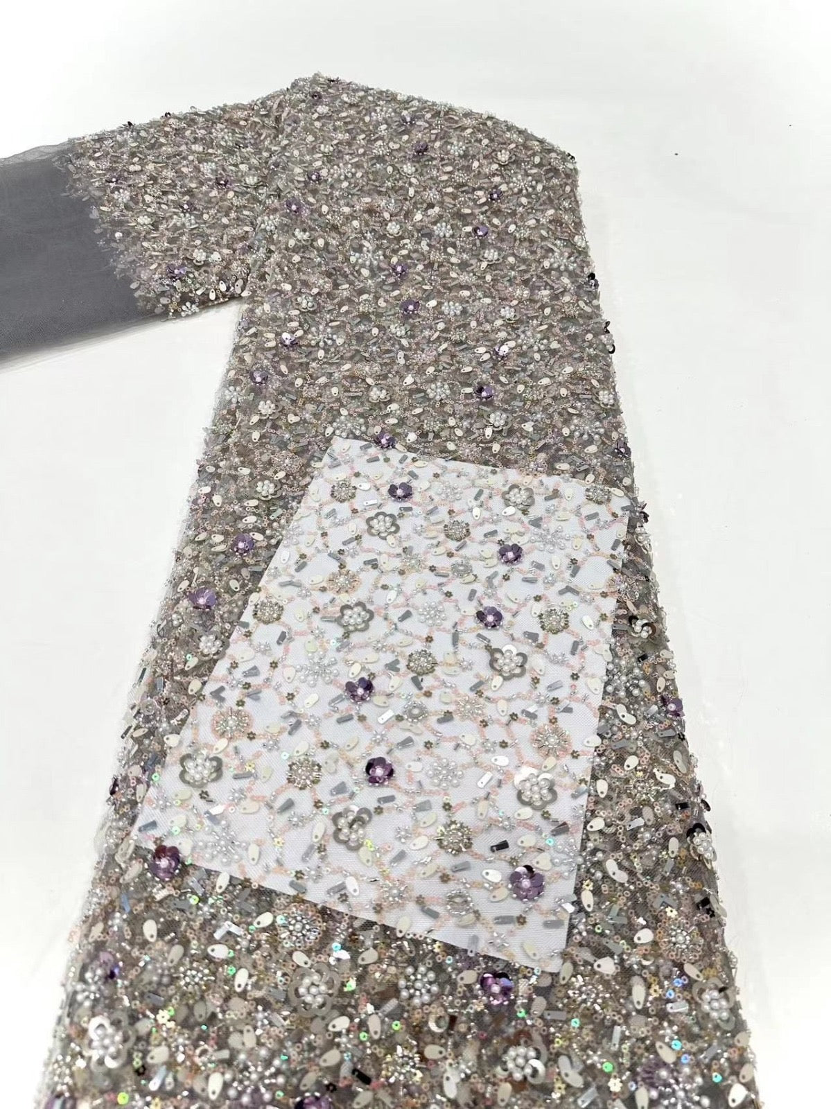Echelo Quality Beaded Fabric