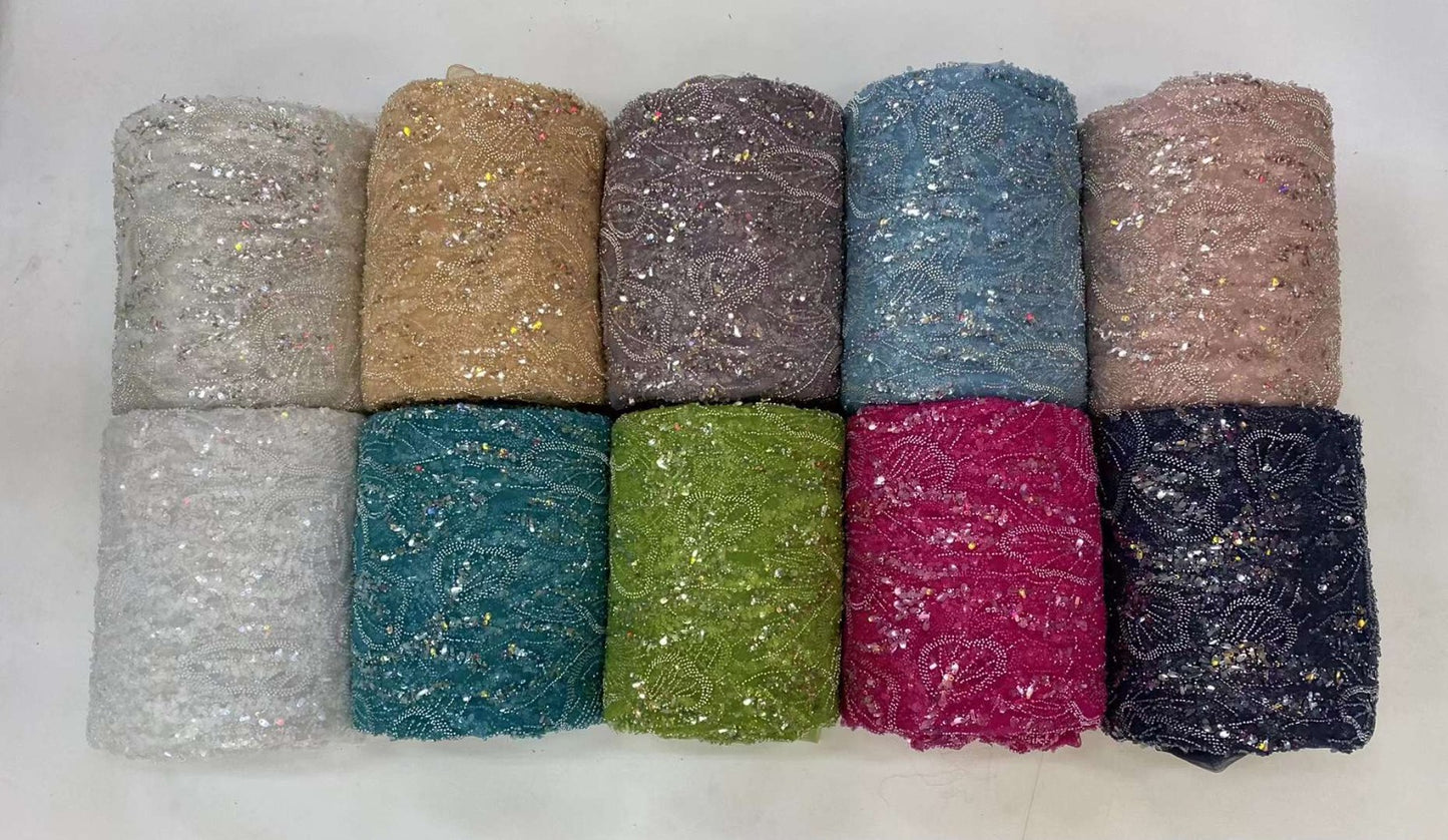 Tela de lujo con cuentas Vilifa - Más colores