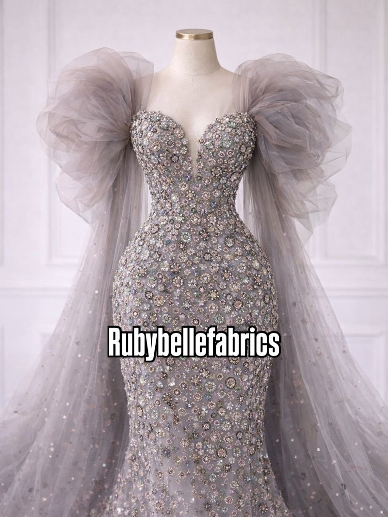 Tela hecha a mano de lujo Mezalee