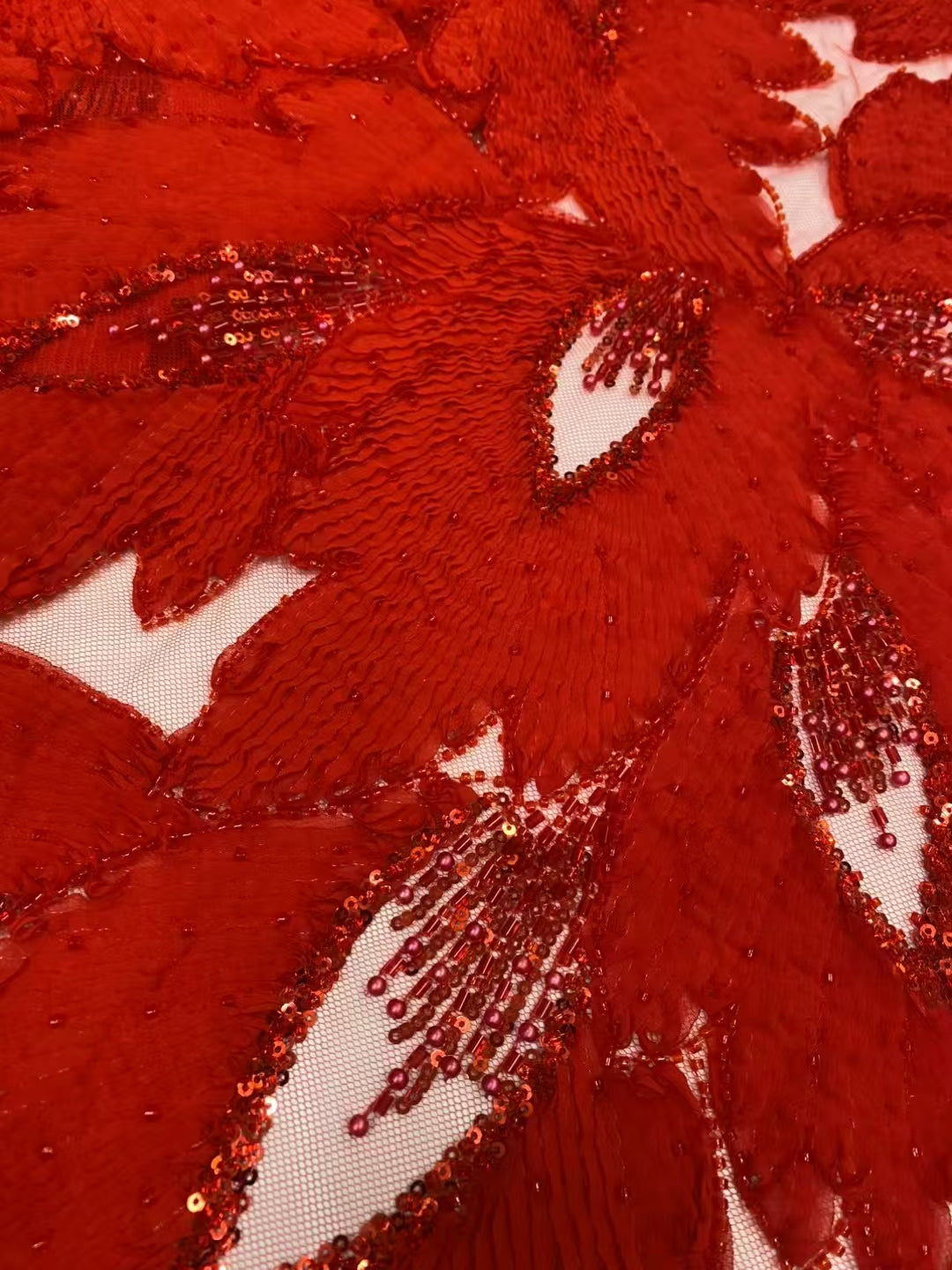 Obert High Quality Beaded Fabric - More Colors