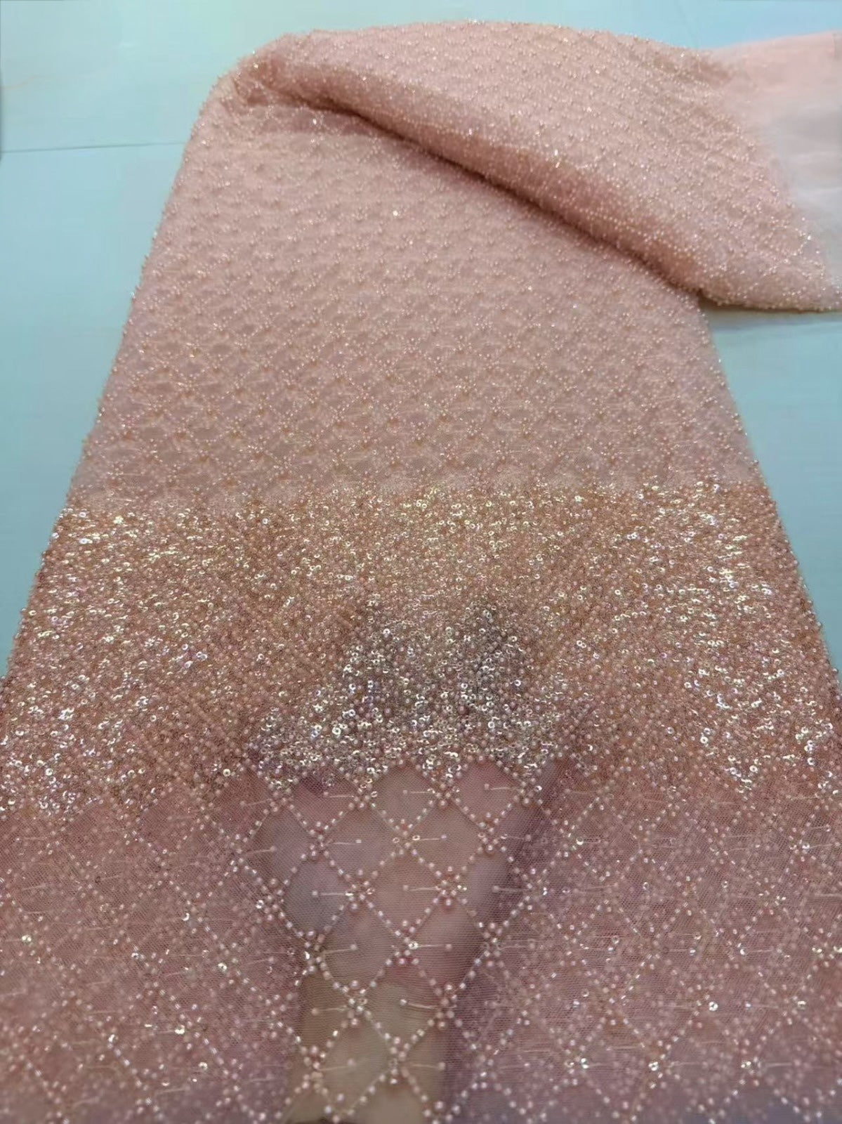 Maxon Beaded Fabric - More Colors