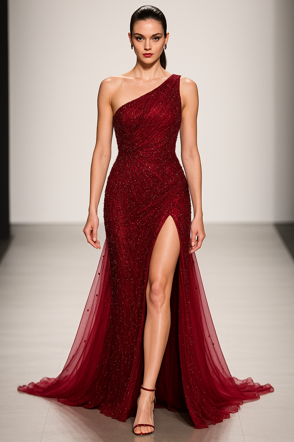 Encia Beaded Lace Fabric